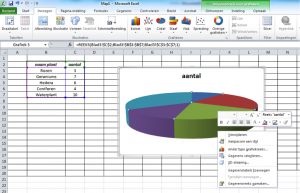 grafiek in Excel