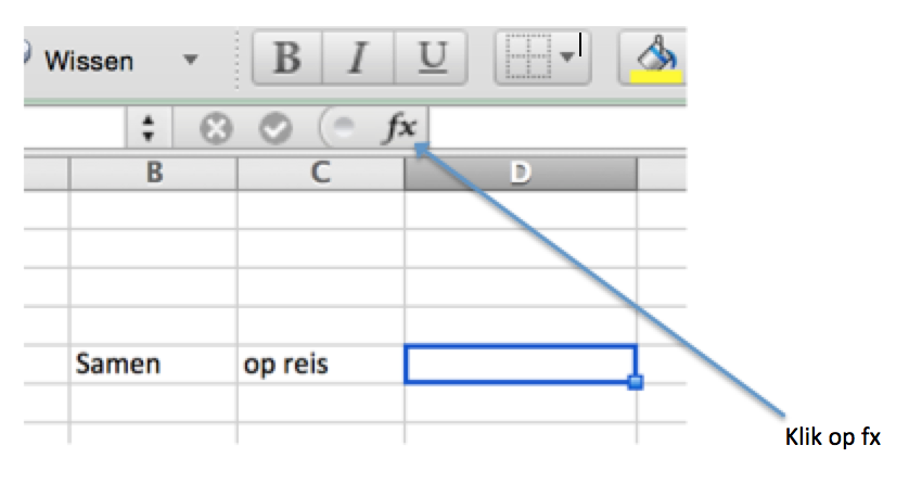 Tekst samenvoegen in Excel