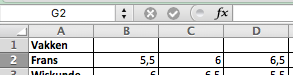 Gemiddelde berekenen in Excel