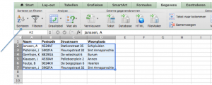 Handmatig ontdubbelen Excel