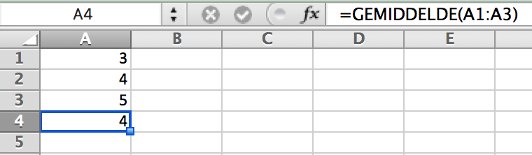 Gratis cursus Excel gemiddelde berekenen