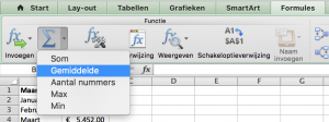 Functies in Excel voor beginners