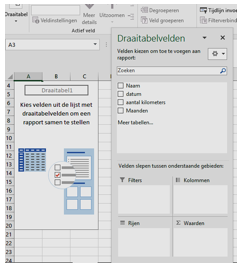 Een draaitabel in Excel binnen 1 minuut maken