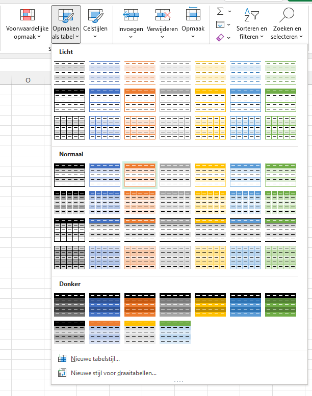 Een Tabel Maken In Excel (In 4 Eenvoudige Stappen) - Handleiding Excel