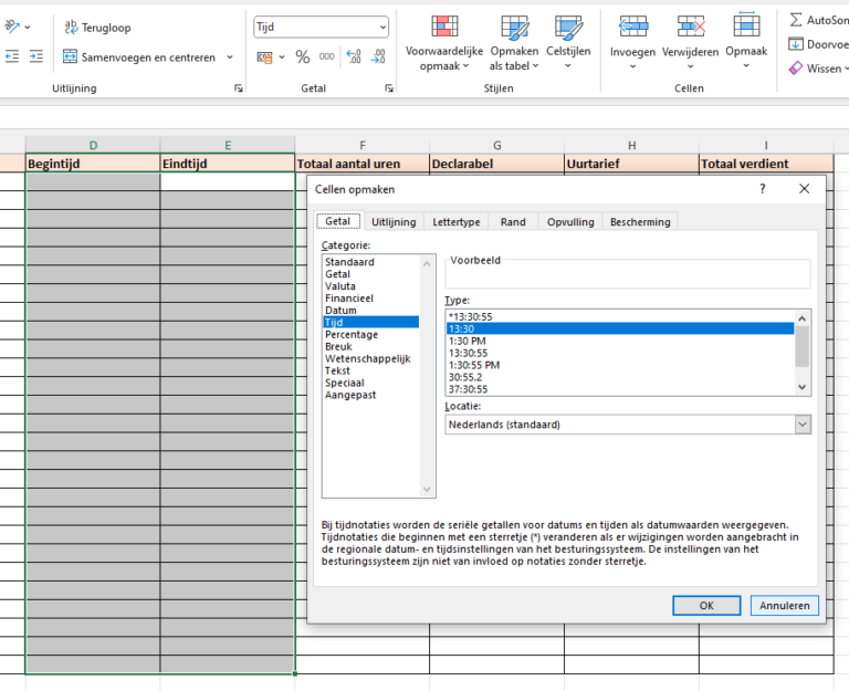 Urenregistratie in Excel: Alles wat je moet weten - Handleiding Excel