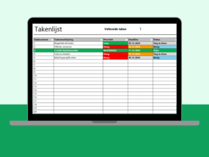Taskkil Excel Excel templates - Handleiding Excel