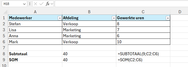 Handmatige verborgen rij